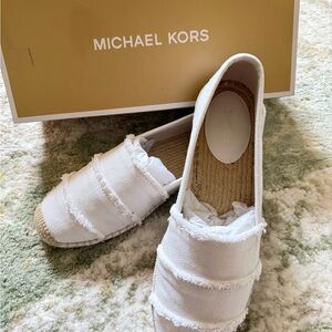 Michael Kors Cream Espadrille Shoes